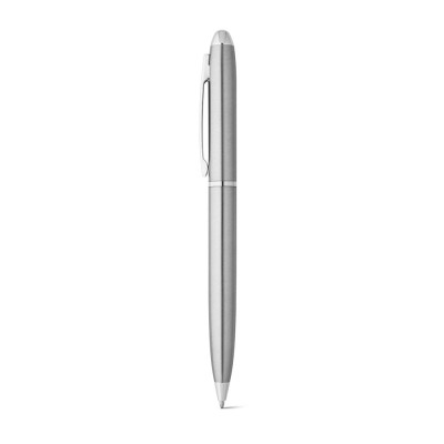 CHRIS. Ballpoint pen with stainless steel body (53 rSS) with clip